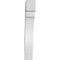 Ekena Millwork 3 1/2-in. W x 12-in. D x 24-in. H Merced Architectural Grade PVC Knee Brace BRCP035X12X24MRC - alternate 6